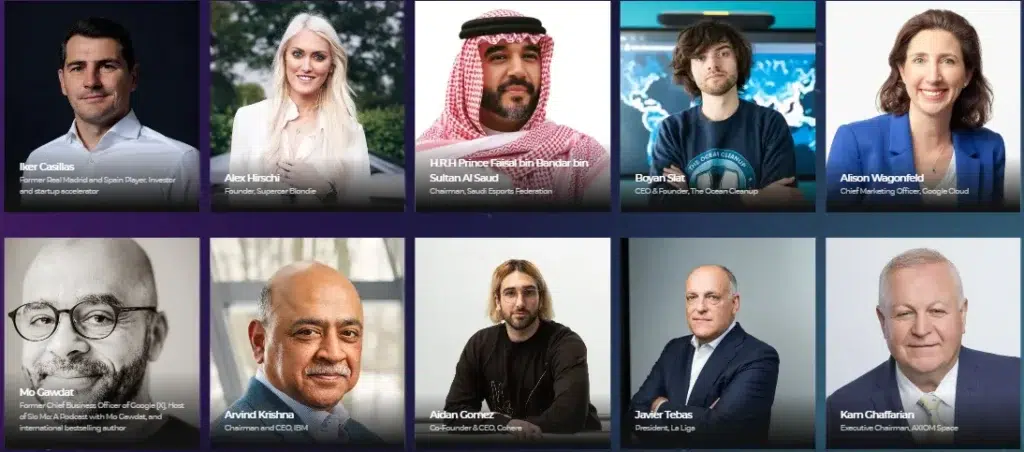 ابرز الحضور فى مؤتمر ليب 2025