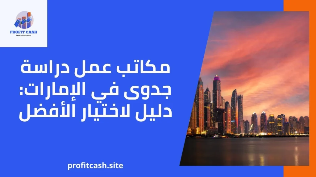 مكاتب عمل دراسة جدوى فى الامارات