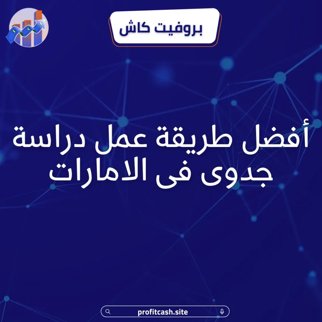 طريقة عمل دراسة جدوى فى الامارات