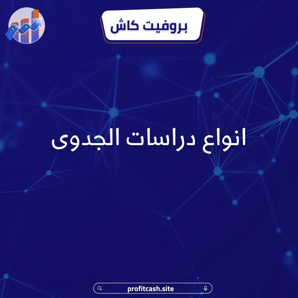 انواع دراسات الجدوى