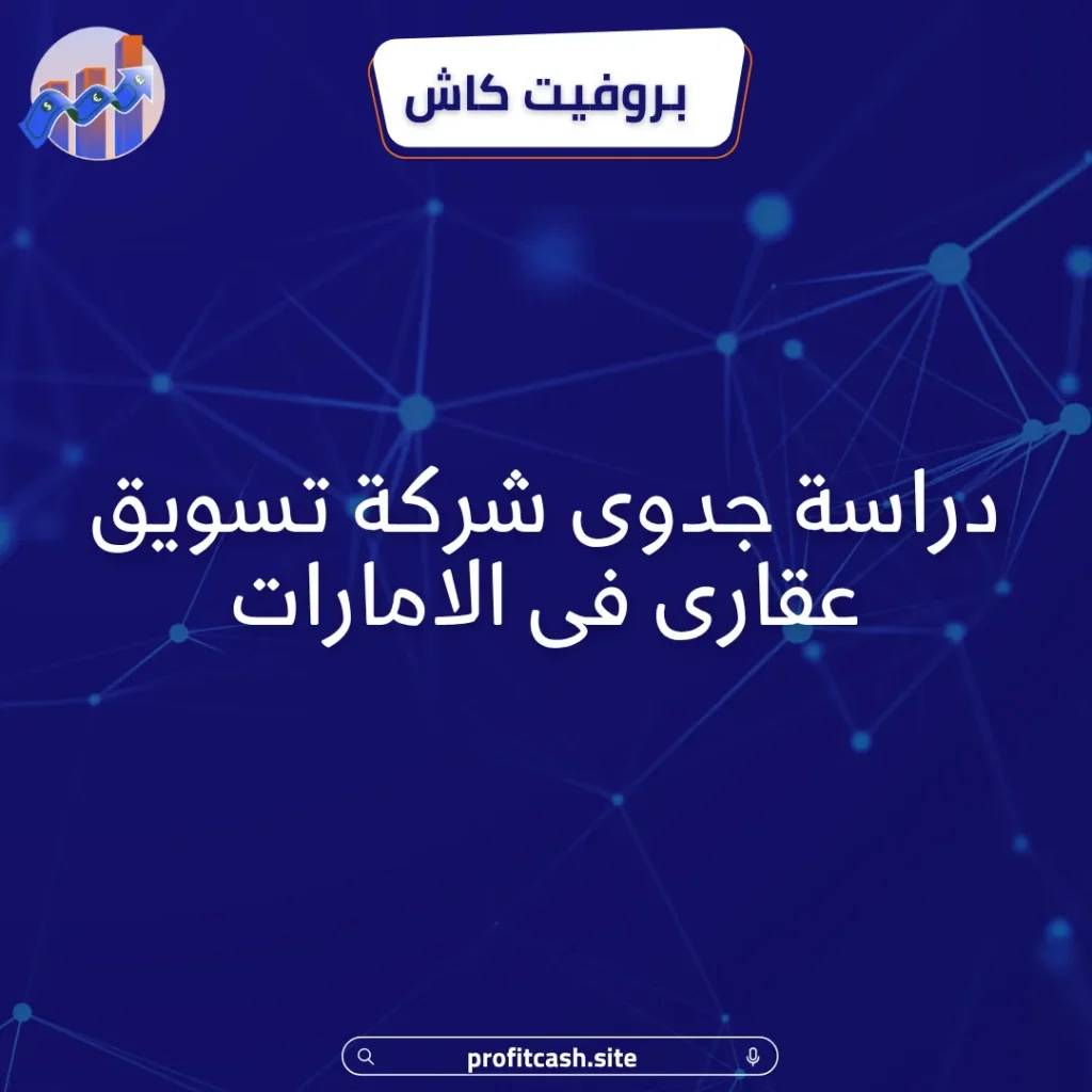 دراسة جدوى مشروع شركة تسويق عقارى فى الامارات