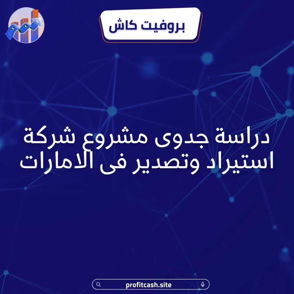 مشروع شركة استيراد وتصدير فى الامارات