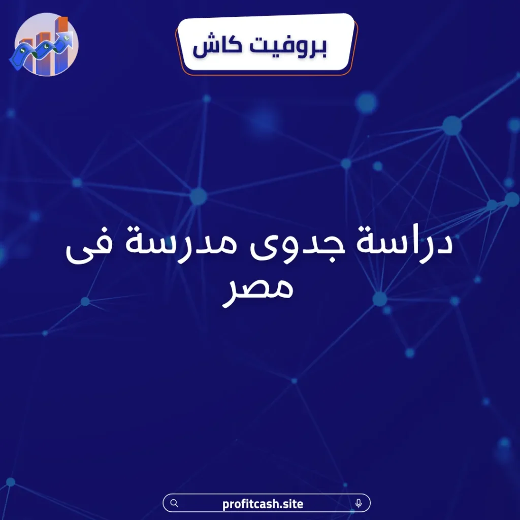 دراسة جدوى مدرسة فى مصر